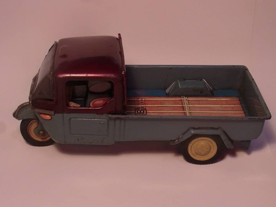 Amazon.co.jp: 旧製(マツダ オート三輪 ブリキ)自動車 1960年代